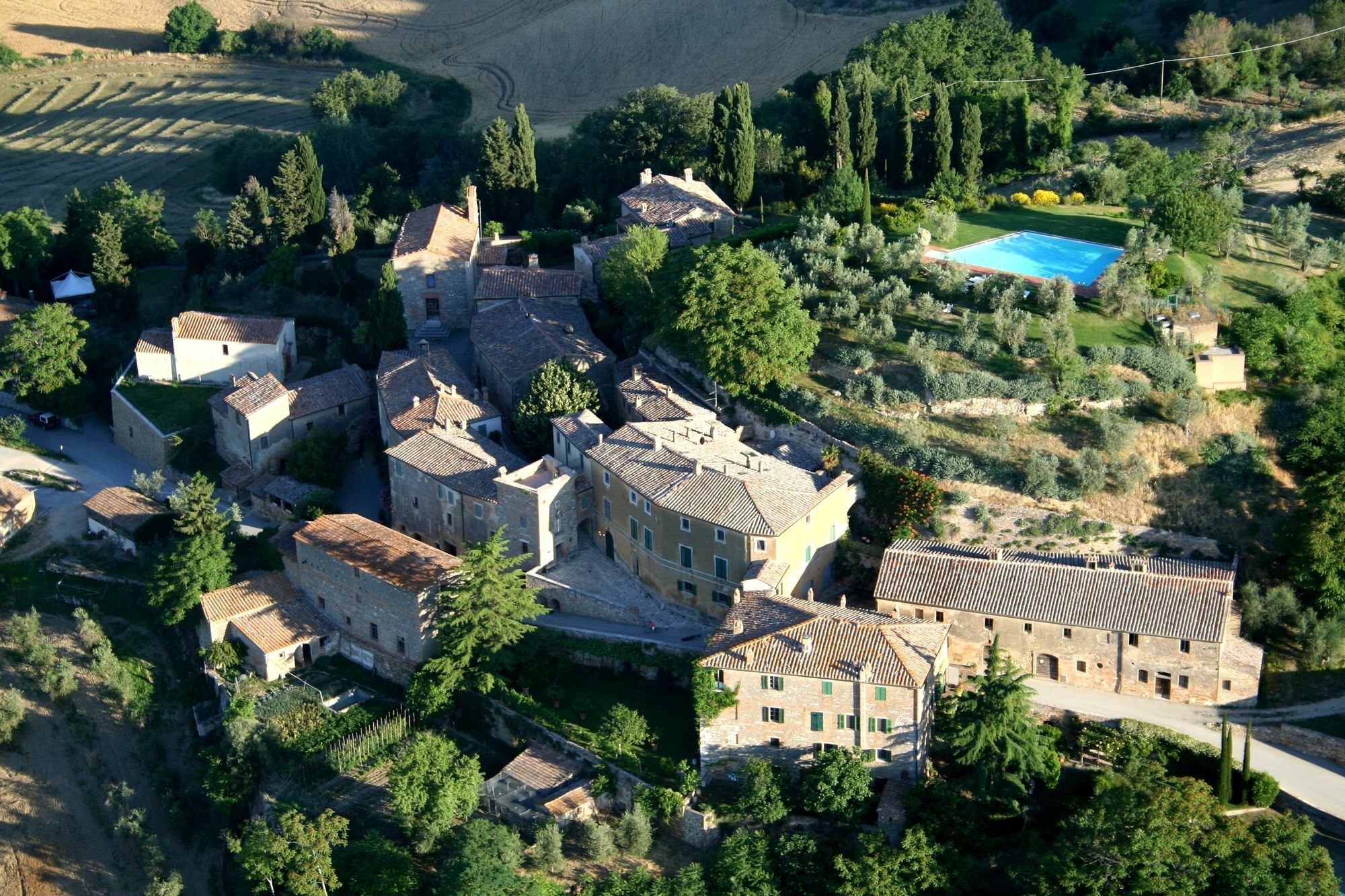 Borgo Lucignanello Bandini Villa San Giovanni dʼAsso Екстериор снимка